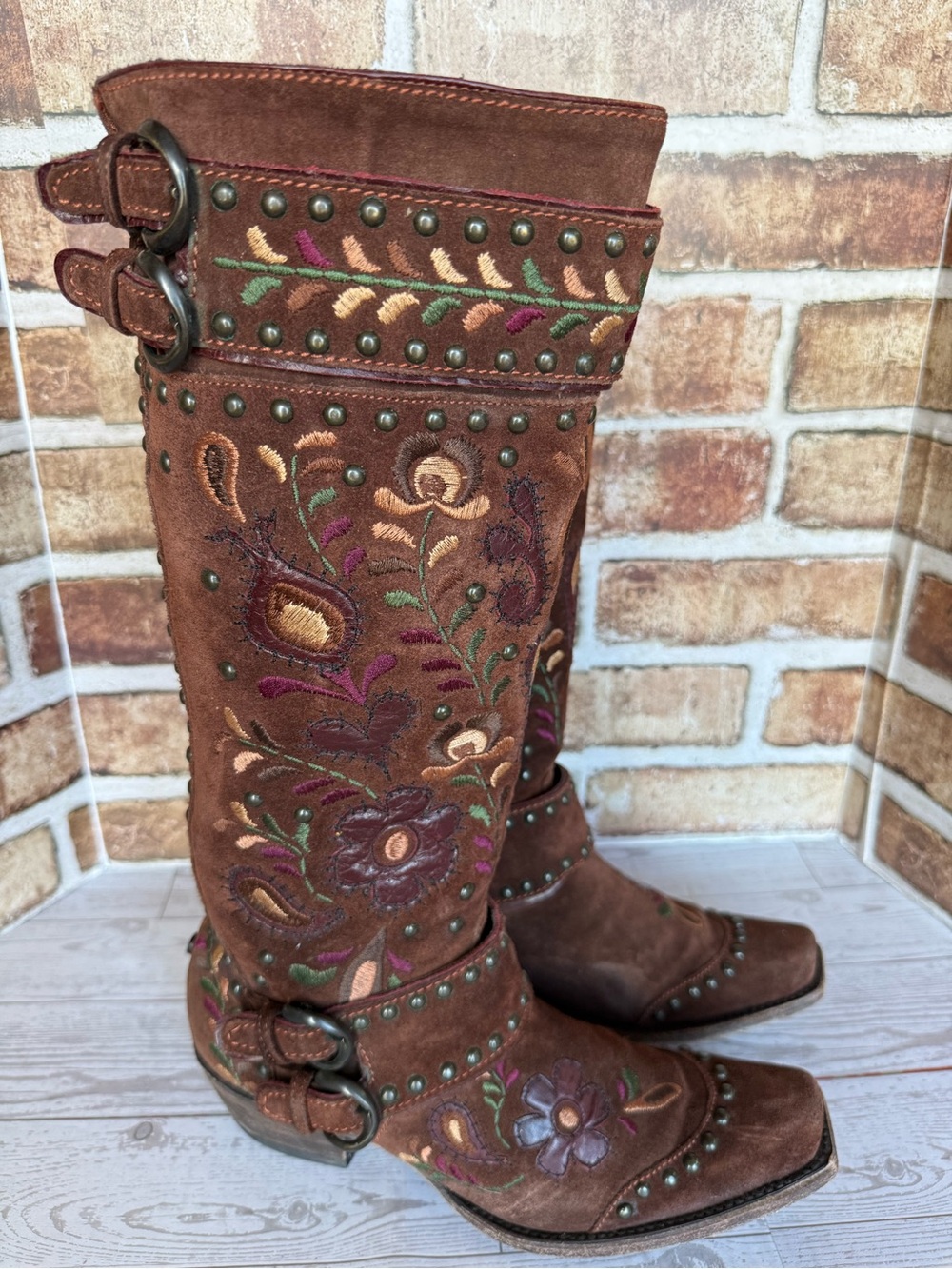 Double D Ranch Brown travelers boots